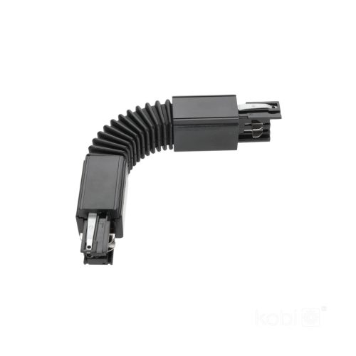 Csatlakozó 3 áramkörös FLEX gyűjtősínhez, külső, fekete, Kobi