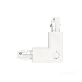   Kobi csatlakozó 3 áramkörös sínhez, bal oldali, külső, fehér