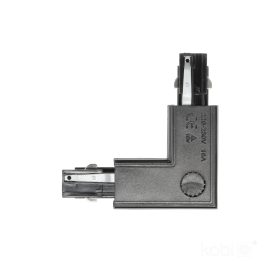   Kobi csatlakozó 3 áramkörös gyűjtősínhez, bal oldali, külső, fekete