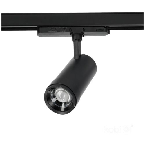 LED sínlámpa 10W 900lm CCT 60° fekete CRI90 Nextrack Vision Kobi