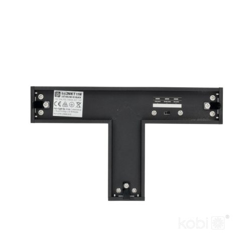 T-csatlakozó LED-hez Koline K2 11W 1100lm CCT fekete Kobi