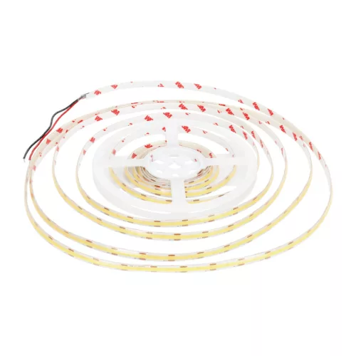 LED szalag kültéri 5W 475lm 6500 Hideg 1600LED 12V 5m IP65 CRI90 Tramo Prémium Kobi