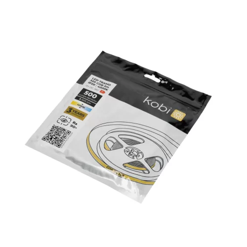 LED szalag 5W 500lm 4000K Semleges 1600LED 12V 5m CRI90 Tramo Prémium Kobi