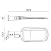 LED utcai lámpatest VESPA 60W 6600lm 4000K KOBI