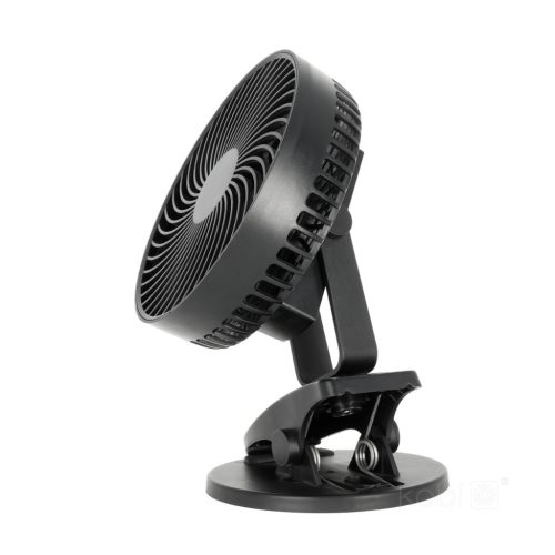 Viento Windstar Kobi hordozható, újratölthető USB-C asztali ventilátorcsipesz, fekete