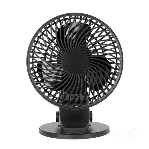 Viento Windstar Kobi hordozható, újratölthető USB-C asztali ventilátorcsipesz, fekete