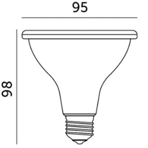 LED növényi izzó 9W E27 1200K növekedést támogató világító KOBI