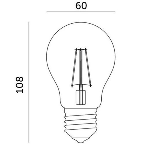 LED növényi villanykörte 8W E27 250lm növekedést támogató világító KOBI