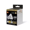 LED izzó GU10 spotlámpa 7W 630lm 3000K Meleg 80° Prémium Kobi