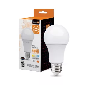 E27 LED gömbizzó 13W 1350lm 4000K Semleges 270° Kobi