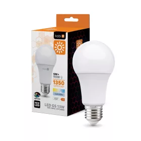 LED izzó E27 gömb alakú 13W 1350lm 6000K Hideg 270° Kobi