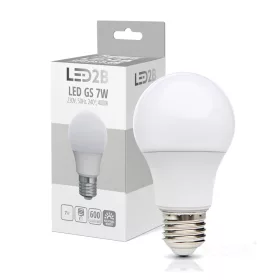   LED izzó E27 gömb alakú 7W 600lm 4000K semleges 240° LED2B Kobi