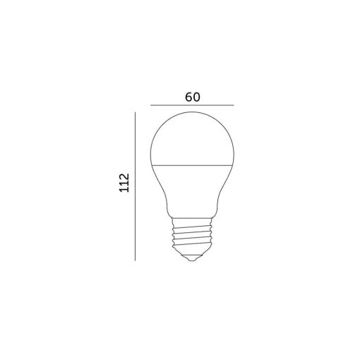LED izzó E27 gömb alakú 11W 1050lm 3000K Meleg 240° LED2B Kobi