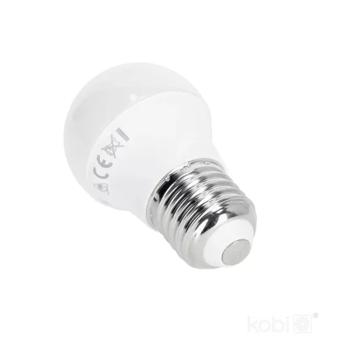LED izzó E27 gömb alakú 7W 600lm 3000K Meleg 180° LED2B Kobi