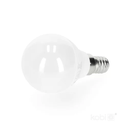 LED izzó E14 gömb alakú 9W 806lm 3000K Meleg 180° LED2B Kobi