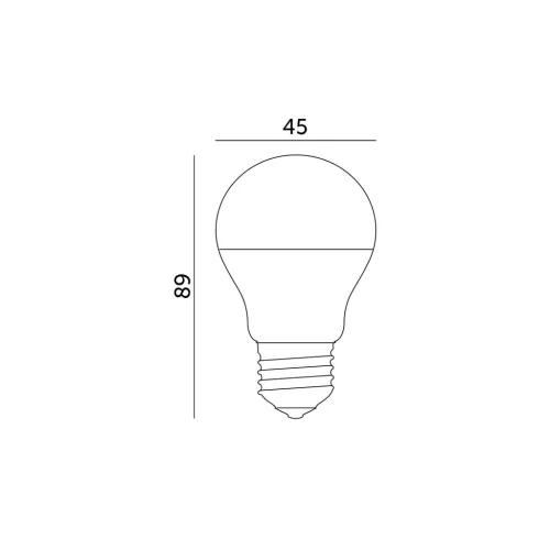 LED izzó E14 gömb alakú 9W 3000K 806lm Meleg 180° LED2B Kobi