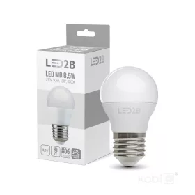   LED izzó E14 9W gömb alakú 806lm 4000K semleges 180° LED2B Kobi