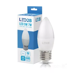   LED izzó E27 gömb alakú 7W 600lm 6500K Hideg 200° LED2B Kobi