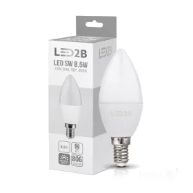   E14 LED izzó gömb alakú 9W 806lm Semleges 4000K 180° LED2B Kobi