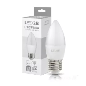   E27 LED izzó gömb alakú 9W 806lm 4000K semleges 180° LED2B Kobi