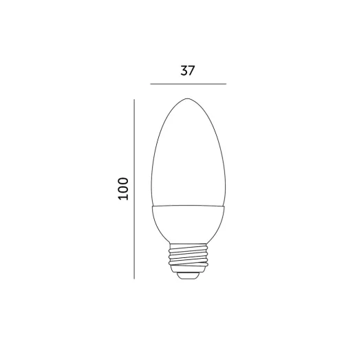 LED izzó E27 gömb alakú 9W 806lm 6500K Hideg 180° LED2B Kobi