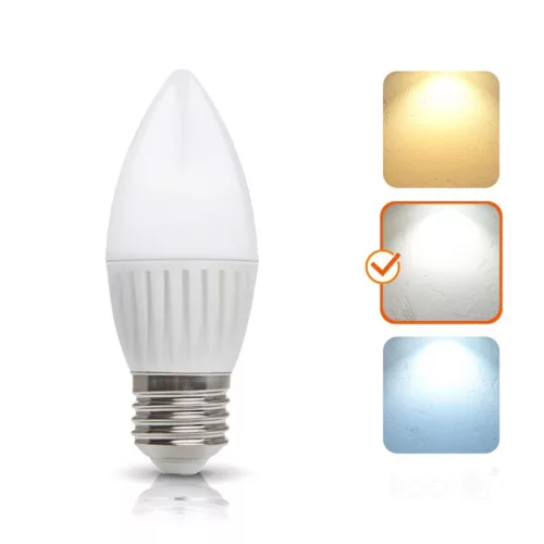 E27 LED gyertyaizzó B35 8.5W 1360lm 4000K semleges 200° Kobi Premium