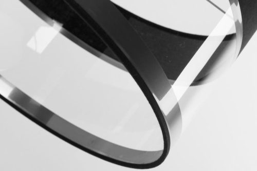 Leone függőlámpa 1x E27 Fém és PVC Lampex átlátszó búra modern stílusban