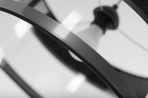 Leone függőlámpa 1x E27 Fém és PVC Lampex átlátszó búra modern stílusban