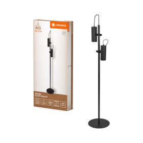   Állólámpa Dekoratív lámpatest 2xGU10 Reflektor Fekete LEDVANCE