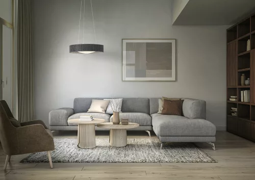 LED függőlámpa 28W 3000K dekoratív lámpatest filc szürke LEDVANCE