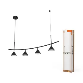  LED függőlámpa dekoratív lineáris függő mennyezeti 4-Light 16W 3000K Decor Line Fekete LEDVANCE