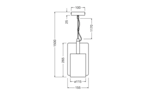 Dekoratív E27-es Mennyezeti Lámpa Arany Dekorációval Ledvance