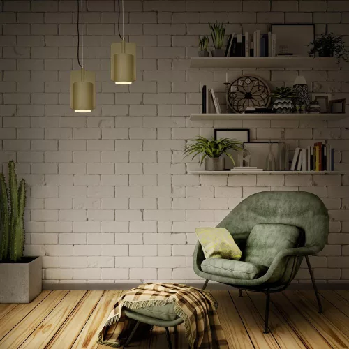 Dekoratív E27-es Mennyezeti Lámpa Arany Dekorációval Ledvance