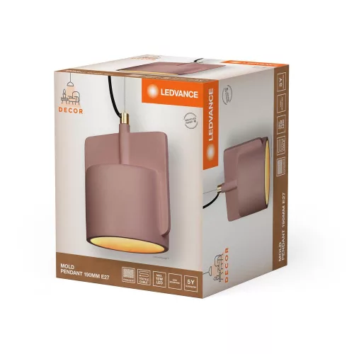 Dekoratív E27 Függesztett Mennyezeti Lámpa Rózsaszín Decor Ledvance
