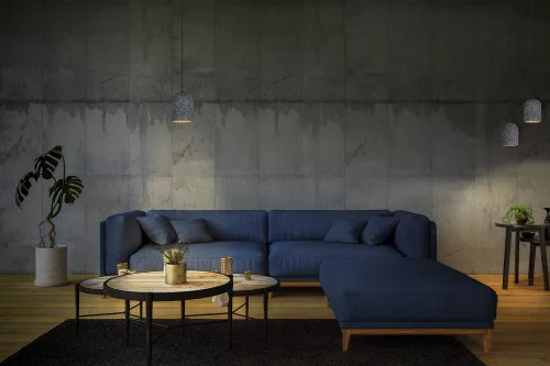 Függesztett lámpa Dekoratív lámpatest Terrazo E27 Fekete LEDVANCE