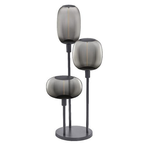 Állólámpa Dekoratív Vintage 3xE27 Sötétszürke Stick LEDVANCE