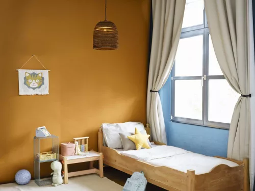 Dekoratív E27 mennyezeti lámpa, barna kartondekor, Ledvance