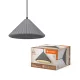 Dekoratív E27 Függesztett Mennyezeti Lámpa Beton Szürke Dekorációval Ledvance
