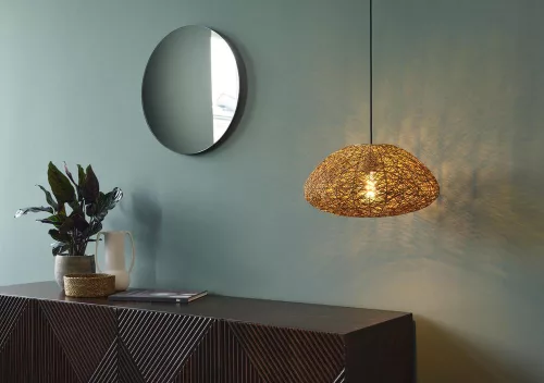 Dekoratív E27 mennyezeti lámpa bézs dekorációval Ledvance