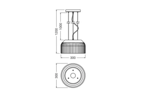 Dekoratív mennyezeti lámpa E27 Függesztett fehér dekoráció Ledvance