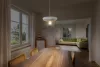Dekoratív E27 Fehér Függesztett Mennyezeti Lámpa Decor Ledvance