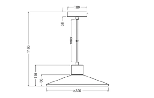 Dekoratív E27 Függesztett Mennyezeti Lámpa Fehér Barna Dekorációval Ledvance