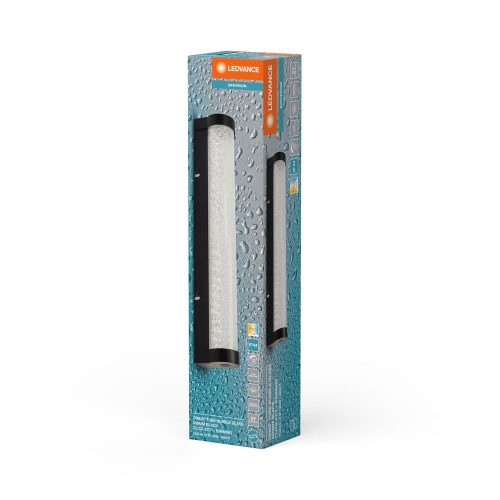 LED Fürdőszobai Lámpa Fali Világítás Tükör Felett Szabályozható 9W 820lm CCT IP44 40cm Obris Fekete Ledvance