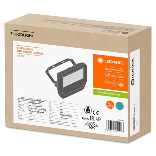 LED reflektor 20W 2400lm 6500K IP65 fehér LEDVANCE reflektor