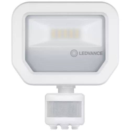 LED-es reflektor 10W 1100lm 3000K IP65 fehér mozgás- és alkonyérzékelővel LEDVANCE reflektor