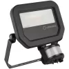 LED-es reflektor 10W 1200lm 4000K IP65 fekete mozgás- és alkonyérzékelővel LEDVANCE reflektor