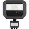 LED-es reflektor 10W 1200lm 4000K IP65 fekete mozgás- és alkonyérzékelővel LEDVANCE reflektor