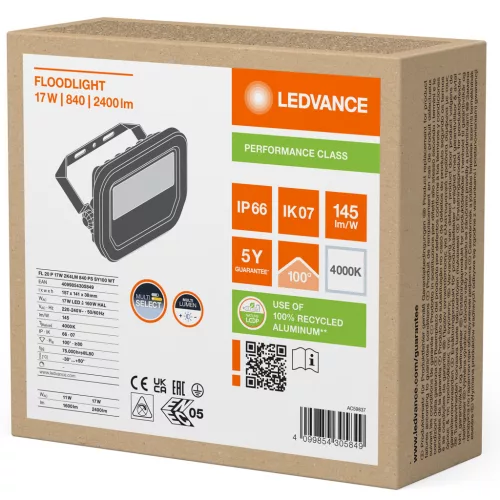 LED reflektor 17W 2400lm 4000K IP66 fehér LEDVANCE reflektor