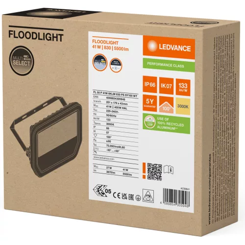 LED reflektor 41W 5500lm 3000K IP66 fehér LEDVANCE reflektor