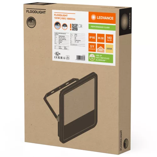 LED reflektor 133W 18600lm 3000K IP66 fehér LEDVANCE reflektor